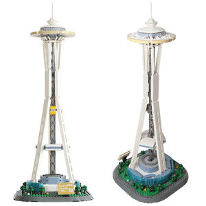 Wange 5238 Space Needle Seattle, 1075 Piezas, Bloques de Construcción, Modelo de Ladrillos, Juego de Bloques de Construcción Educativos para Niños, Juguete de Plástico - Product Image 4