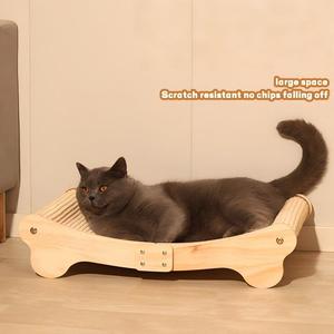 Tempat Tidur dan Alas Garuk Kucing yang Tahan Lama dengan Sisal Alami untuk Kucing Besar di Dalam Ruangan - Product Image 2