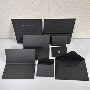 Biểu Tượng Tùy Chỉnh Gấp Đảng Lời Mời Chủ Thẻ Phong Bì Thời Trang Bông Giấy Kraft Chất Liệu Với Thương Hiệu In Ấn - Product Image 2