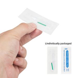 Outil à <span class=keywords><strong>main</strong></span> de <span class=keywords><strong>tatouage</strong></span> aiguilles lèvres lames de sourcil 12F 16U maquillage Permanent 14 aiguilles de Microblading manuelles - Product Image 4