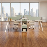 Poste de travail de bureau individuel, bureaux informatiques modernes, cloisons de séparation pour employés, ensemble de mobilier de luxe pour cadres, personnalisation