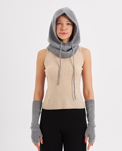 Bufanda con Capucha Tejida Unisex para Adultos - Moda de Invierno para Exteriores - Product Image 2