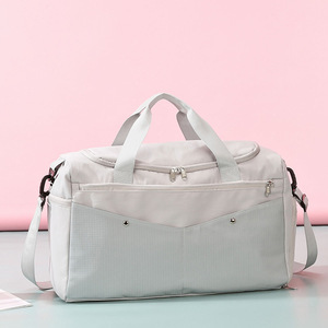 Bolsa de Deporte Personalizada con Logotipo, Bolsa de Viaje de Nailon Impermeable de Gran Capacidad para Mujer, Bolsa de Viaje Deportiva Personalizada - Product Image 1