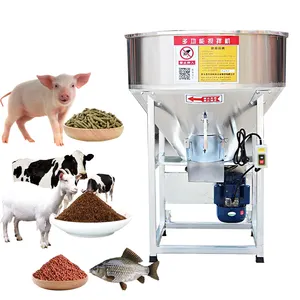 Farm Machinery feed mixer machine home use animal feed mixer with capacity 100kg planetary gearbox for vertical feed mixer