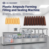 Machine de remplissage d'ampoules en plastique haute vitesse 10 ml, ligne de production de remplissage et de scellage pour liquides oraux et engrais