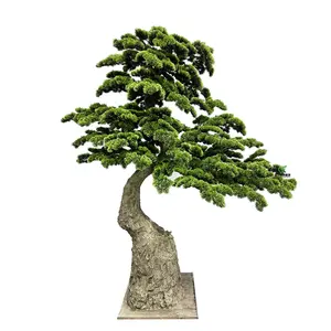 실내 야외 장식 220 cm 조경 세관 Cypress 인공 소나무 식물 플라스틱 소나무
