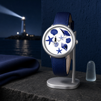 Joli cadeau, montre-bracelet pour femme, boîtier en alliage, bracelet en cuir, mouvement à quartz chinois, montre analogique pour femme, montre de soirée