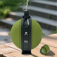 Gobelet pliable portable de grande capacité en silicone liquide 580 ml, anti-fuite, réutilisable, unisexe, pour les voyages en plein air et l'alpinisme