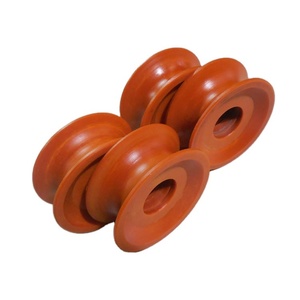 เครื่องดึงลวด รุ่นมาตรฐาน รอกเบกาไลต์ร่องยูสีแดง ขนาด 65*25 - Product Image 1