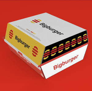 Boîte à hamburger en papier ondulé avec couvercle et emballage de fast-food double face avec impression en gros - Product Image 6