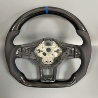 Pièces intérieures automobiles personnalisées, fabrication directe d'usine, volant en fibre de carbone pour Volkswagen VW Tiguan Amarok Beetle Jetta