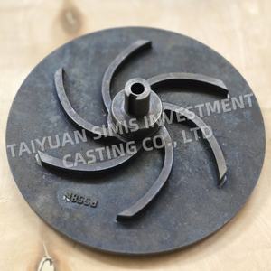 Kunden spezifische GGG50 duktile Gusseisen Laufrads chale Form halboffene Pumpen teile und Guss dienste - Product Image 5