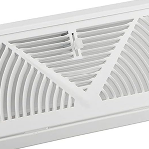 Baseboard đăng ký Vent 18 inch Ống mở Kích thước Baseboard Vent bao gồm khuếch tán có thể điều chỉnh góc trở lại lưới tản nhiệt không khí - Product Image 5