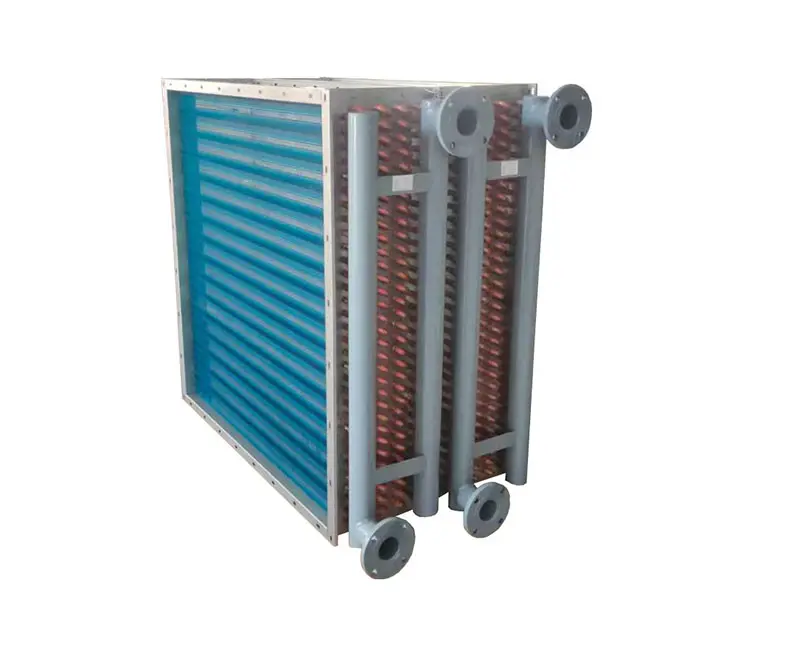 Refrigeration copper and aluminium fin tube cooling coil surface air cooler coils