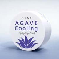 Patch pour les yeux en agave anti-âge avec étiquette privée pour réduire les rides masque hydro cristallin raffermissant pour les yeux