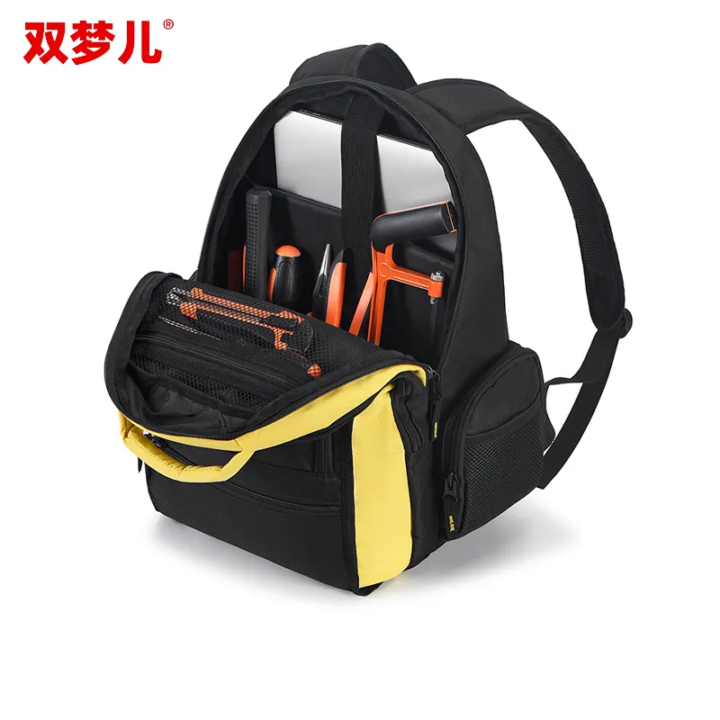 Features Large capacity heavy duty laptop backpack tool bag