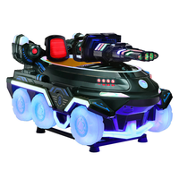 Meilleure vente Écran vidéo MP5 pour enfants Chariot de voiture à bascule électrique Machine de jeu à pièces Kiddie Swing Ride in Mall