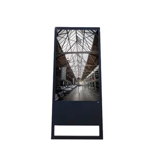 In One Display Cheap Touch Screen Monitors KTV Vertical Ultra Thin LCD Industrial All 43 Inch Metal Case + Toughened Glass Panel