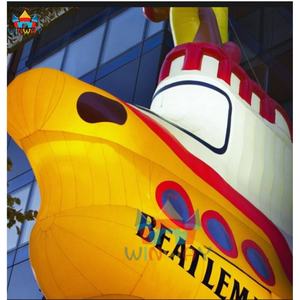 Commercial Yellow Submarine PVC <b>Inflatable</b> DJ Booth 8X4X4M Eye-Catching DJ Station for Parties & Club Events <b>Toy</b> Accessory - Product Image 5
