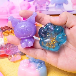 Jouets unisexes en plastique et cire de gelée à presser, musicaux, faits main, orange, pour enfants de 14 ans et plus, aide à réduire le stress, cadeau FZZ312 - Product Image 2