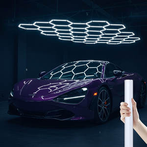 Portable LED Hexagone Lumière pour Garages Plafond Nid D'abeille Éclairage AC Alimentation En Gros De Guangdong pour Les Magasins Automobiles - Product Image 6
