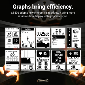 Computadora para Bicicleta COOSPO CS500, Velocímetro GPS Inalámbrico, Odómetro, Impermeable, para Ciclismo - Product Image 5