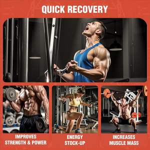 Integratore Pre-<span class=keywords><strong>Allenamento</strong></span> OEM con Etichetta Privata, Creatina Monoidrato in Gommose 5g, Gusto Halal, Integratori di Creatina per Donne e Uomini - Product Image 4