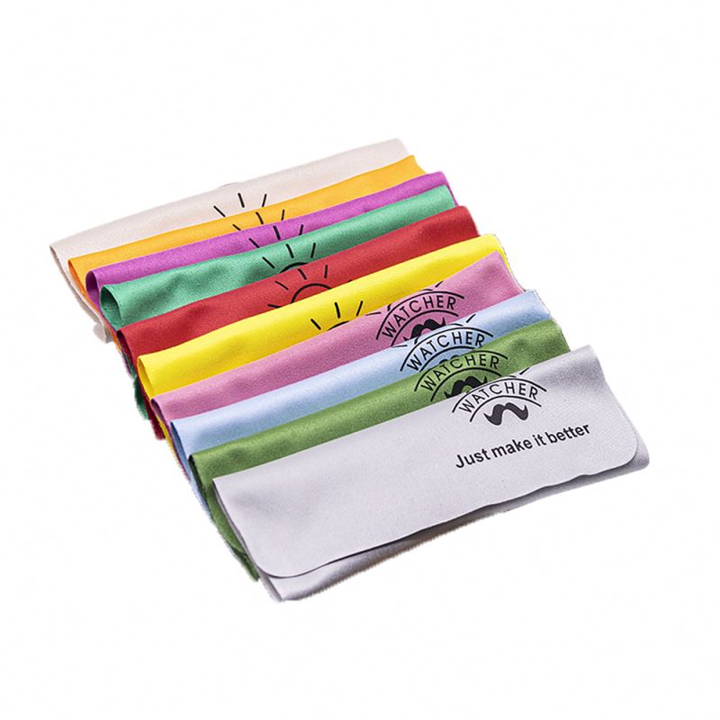 С цифровой печатью логотипа, индивидуальная печать, замша, логотип под заказ, микрофибра, ткань для очистки стекла глаз