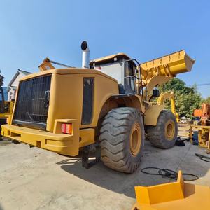 Chargeuse sur pneus avant Caterpillar CAT 966G 966H 966L d'occasion, précise et efficace, d'origine japonaise, avec pompe et moteur de tracteur-chargeur 147KW - Product Image 2