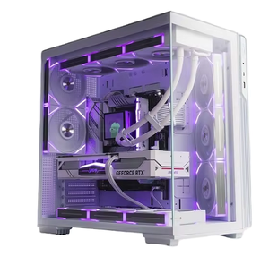 Boîtier d'ordinateur <span class=keywords><strong>Aigo</strong></span> Xingcan Xiaohai Scenic View Full Tower ATX blanc avec carte mère intégrée et côté transparent, refroidissement par eau 360 mm - Product Image 6