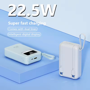 Batería Externa Portátil de Carga Rápida con el Mejor Precio, Batería de Polímero de Litio PD22.5W con Pantalla LED Digital de 20000mAh Tipo-C Universal para Teléfono Inteligente - Product Image 3