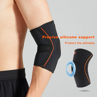Manchon de soutien du coude respirant en nylon souple avec logo personnalisé pour une protection professionnelle