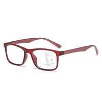 Lunettes de mode PC pour la lecture Grossissement Plastique Unisexe Coloré Optique Cadre Progressif Lunettes de Lecture