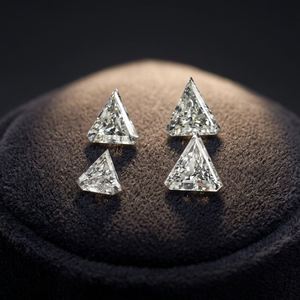 Diamant HPHT CVD 0,20 à 0,29 carats VS Coupe très bonne Forme triangulaire Poli Pureté VS Prix bas Certifié IGI Échelle de dureté 10 Mohs - Product Image 3