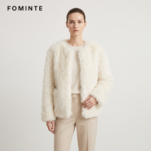<span class=keywords><strong>Manteau</strong></span> d'hiver de luxe pour <span class=keywords><strong>femme</strong></span> en fausse fourrure d'agneau, à manches longues, doux et moelleux, chaud et décontracté, style mode, vente en gros OEM ODM - Product Image 3