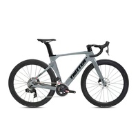 Vélo de Route TWITTER R10 Personnalisable en Fibre de Carbone avec Frein à Disque, Câblage Intégré, 700C, Configuration OEM DIY Optionnelle