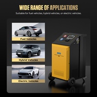 Recargador Automático de Aire Acondicionado para Automóviles LM708 R134A, Máquina Portátil de Recuperación de Refrigerante para Automóviles
