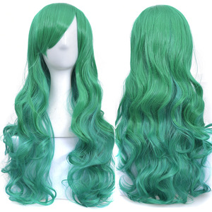 Lange gewellte Cosplay-Perücken, 15 Farben, Farbverlauf, Kunsthaar-Perücke für Halloween-Party - Product Image 6