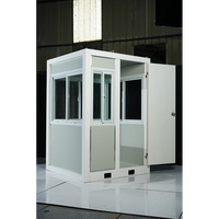 Kiosque de sécurité temporaire pliable, détachable et portable à faible coût pour centre commercial, bureau, bâtiment, extérieur, poste de garde mobile, hôtel, hôpital