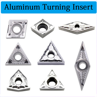 DCGT Triangle PVD enduit carbure insérer CNC tour outil de tournage lames en aluminium industriel HRC 65HRC dureté acier outils de coupe