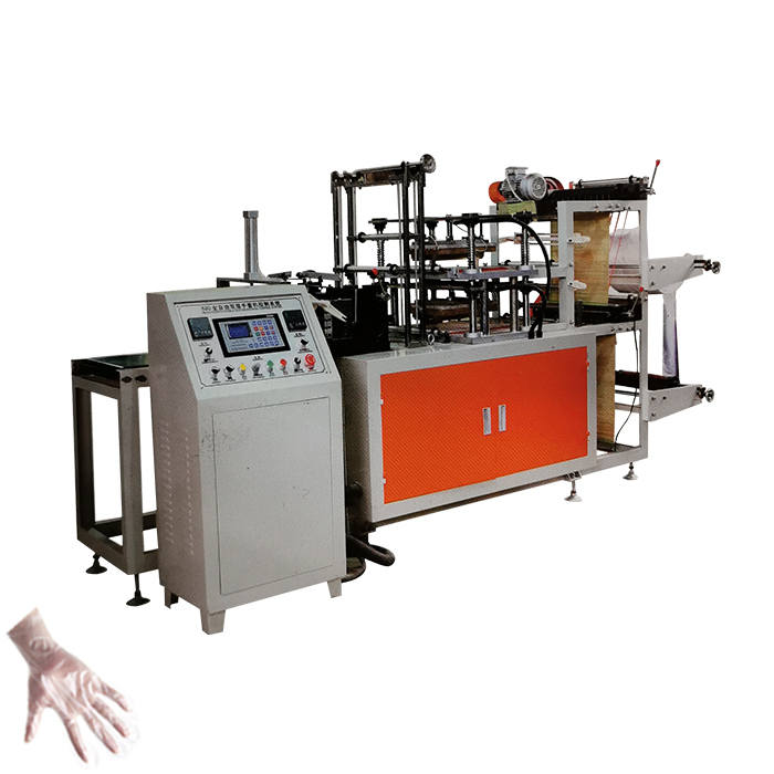 HDPE пластиковые перчатки делая машину с двойным слоем