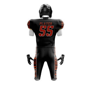 Uniforme de Fútbol Americano Personalizado al Por Mayor al Mejor Precio, Transpirable, de Secado Rápido, Tallas Grandes, Diseño Personalizado con Sublimación - Product Image 3
