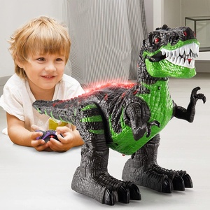 Juguete de Dinosaurio T-<span class=keywords><strong>Rex</strong></span> Eléctrico de 8 Canales con Control Remoto, Simulación de Caminata y Rotación, <span class=keywords><strong>Tiranosaurio</strong></span> <span class=keywords><strong>Rex</strong></span> con Luz y Sonido - Product Image 2