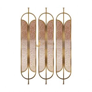 ANN5007 Modern Customized Washable Coated Stainless Steel Art <b>Decorative</b> <b>Screen</b> Partition Printed Room Divider Multi-Functional - Product Image 5