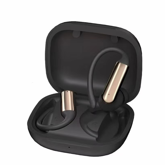Factory Price Open-Ear Wireless Sports Earbuds Ear Clip Design Digital Display IPX-4 Waterproof 300mAh Copper Ring Stereo APT-X