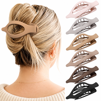 Nouvelle pince à cheveux en ABS en forme de fleur pour femmes, grandes pinces à cheveux mignonnes, vente en gros, directement de l'usine