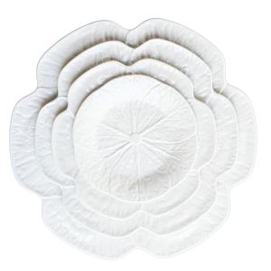 סט פורצלן פרחוני מותאם אישית dinnerware לבן סט צלחות קרמיקה ניידים עמיד עבור צהריים תה חתונה מערב - Product Image 6