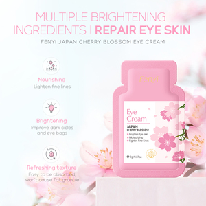 Nettoyant hydratant Fenyi à la fleur de cerisier, tonique hydratant, crème hydratante, réduit les poches sous les yeux, crème pour les yeux 2g - Product Image 3