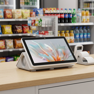 เครื่องบันทึกเงินสดระบบ POS แบบ All-in-One รุ่นพรีเมียม Leiling หน้าจอสัมผัสขนาด 10.1 นิ้ว ความละเอียด 1280x800 โปรเซสเซอร์ Quad-Core รองรับบลูทูธ - Product Image 1