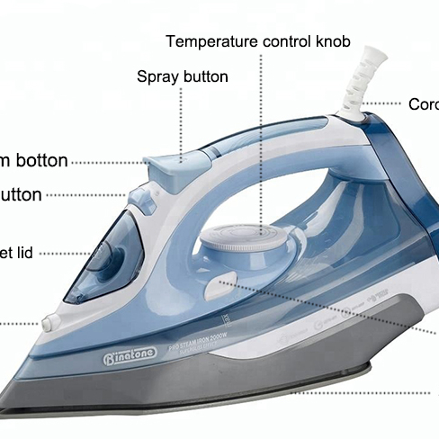 Функциональный самоочищающийся капельный Утюг HANA с автоматическим отключением, профессиональный электрический паровой утюг для отеля, паровой утюг для одежды
